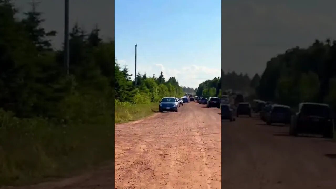 40 minute walk back to our car