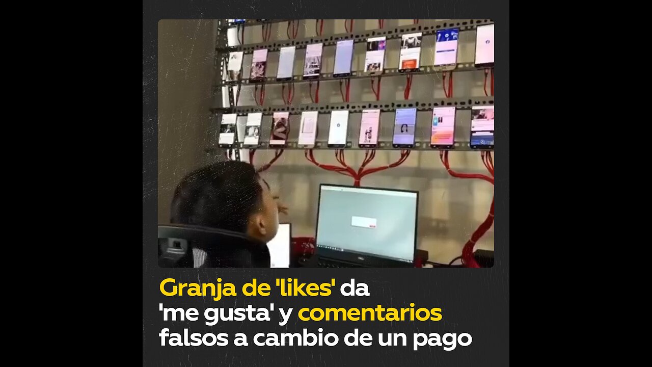 Granja de ‘likes’: así dan ‘me gusta’ por pago desde un centenar de celulares