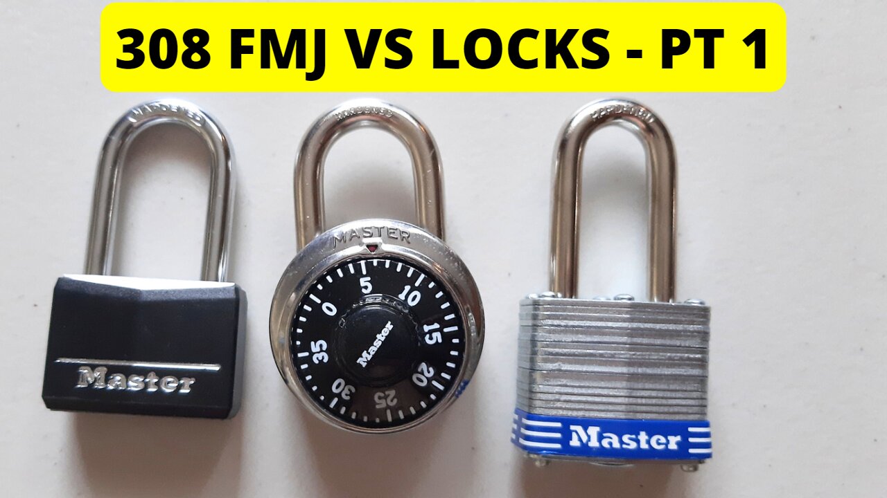 308 FMJ vs Locks (AR-10 M80 Ball) - Pt 1: Light-Medium Duty