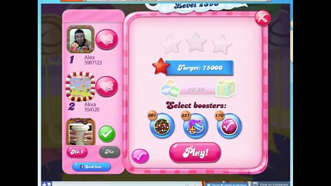 Candy Crush Level 2393 Audio Talkthrough, 3 Stars 0 Boosters