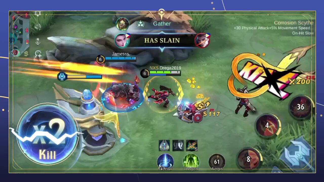 Hanabi's fast skill strike