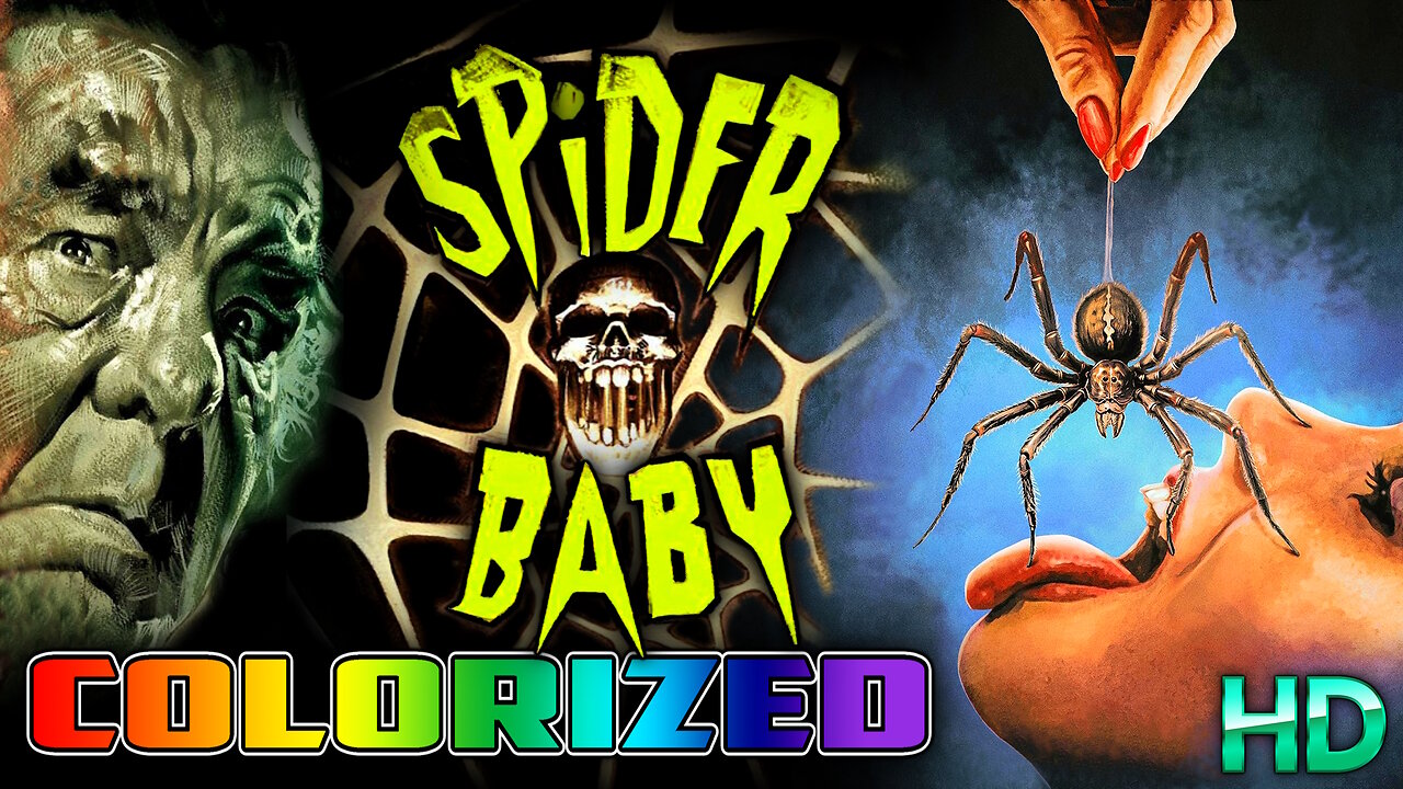 Spider Baby - AI COLORIZED - HD - Cult Comedy Horror