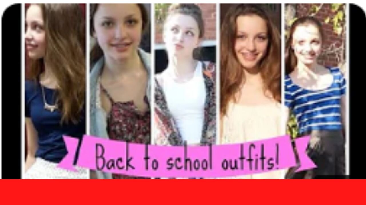 5 back to school outfit ideas! ♡
