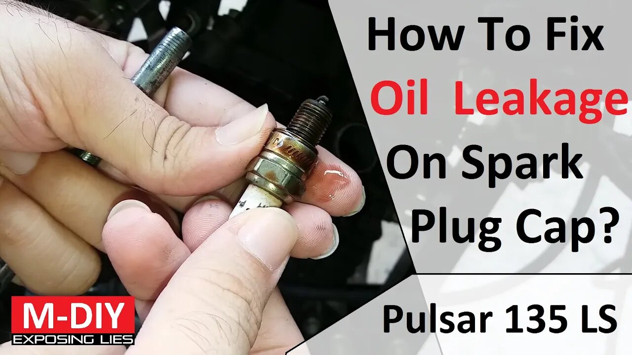 Fix Oil Leakage On Spark Plug Cap??? | Spark Plug Sleeve O-Ring Replacement | Pulsar 135 LS [Hindi]