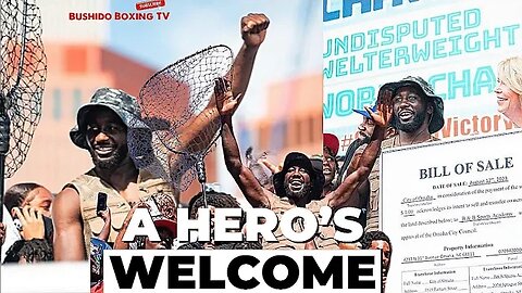 Terence Crawford Received A Hero's Welcome In Omaha Nebraska