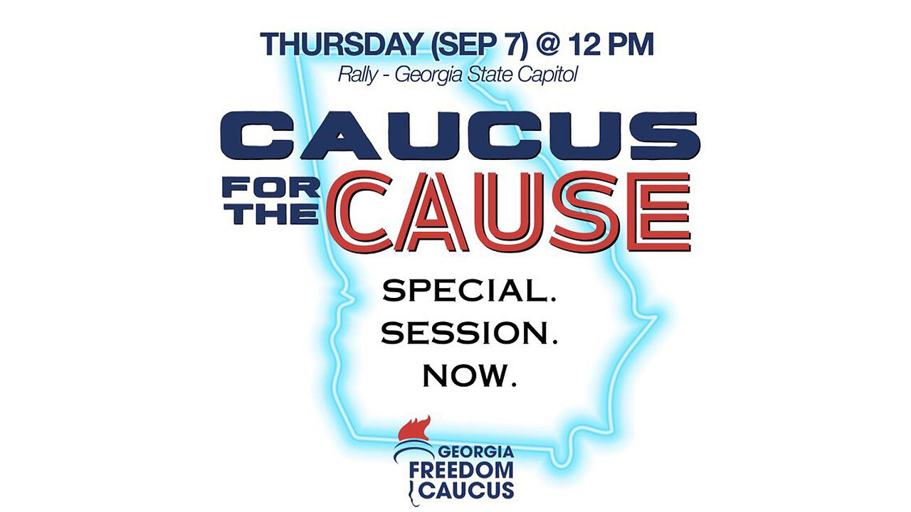 Georgia Freedom Caucus Rally at Liberty Plaza - Sept. 7 2023