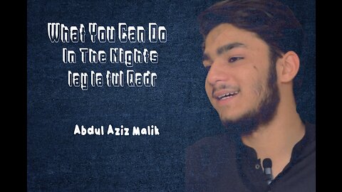 What You can do in last days of Ramzan | Abdul Aziz Malik