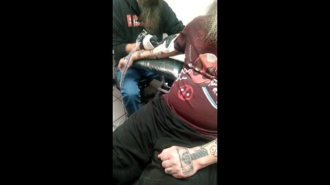 little friday the 13th tattoo done by Andy Jacob at Just Skin Tattoos and body piercings