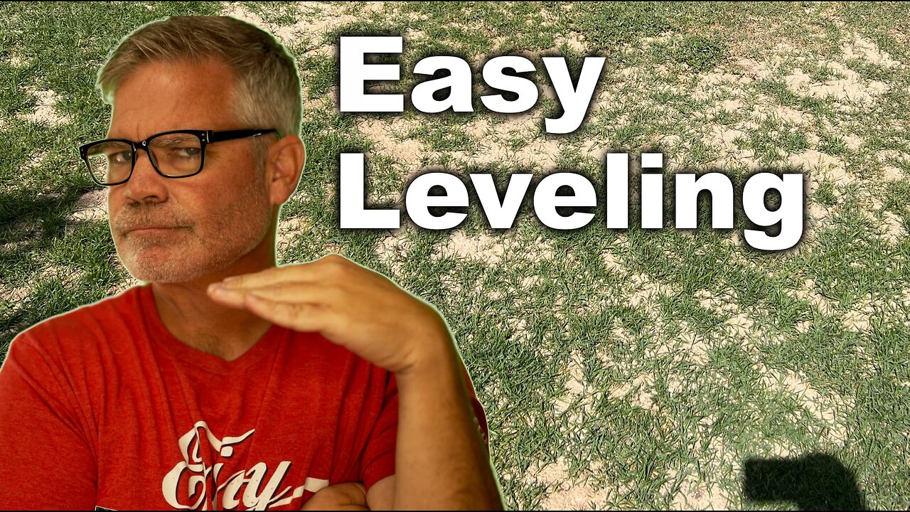 Lawn Leveling - how to level out low spots in a lawn - The Easy Way