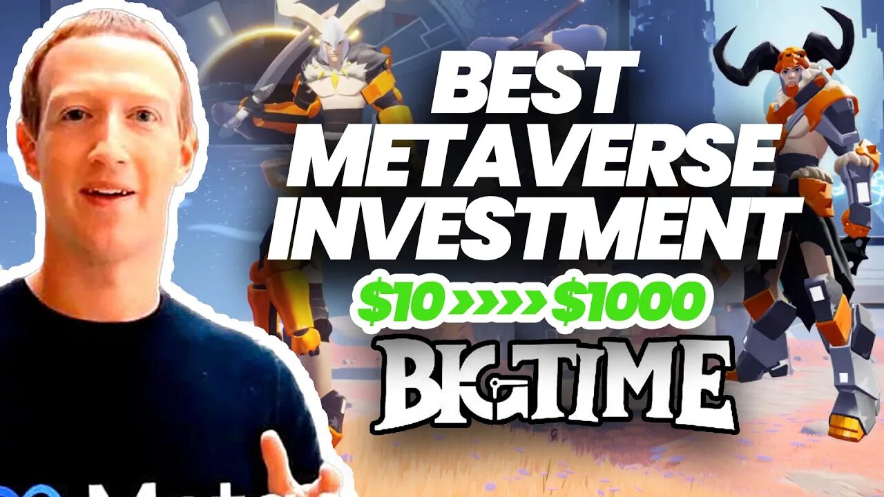 The Best Metaverse Investment - Big Time Space By Decentraland Founder