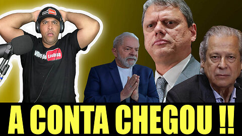 AGORA !! Tarcísio Fez Isso - José Dirceu na UTI - MST racha com com Lula