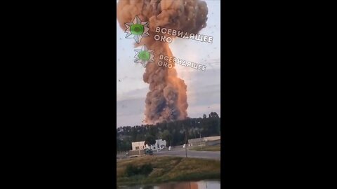 Something was hit in Zhytomir, Ukraine.