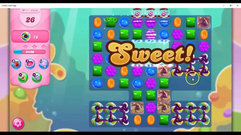 Candy Crush Level 5680 Talkthrough, 35 Moves 0 Boosters