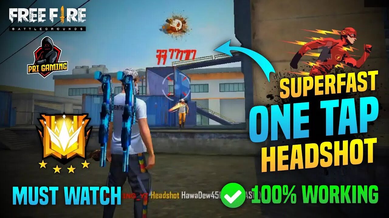 Free Fire head shot game play 😘😘