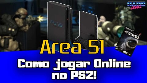 Tutorial PS2 - Como jogar o Area 51 online!