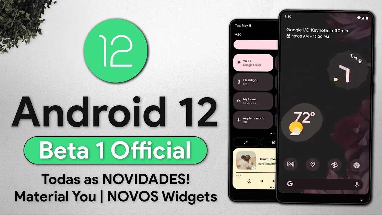 ANDROID 12 BETA OFICIAL FOI LANÇADO! | Todas as NOVIDADES do ANDROID 12!