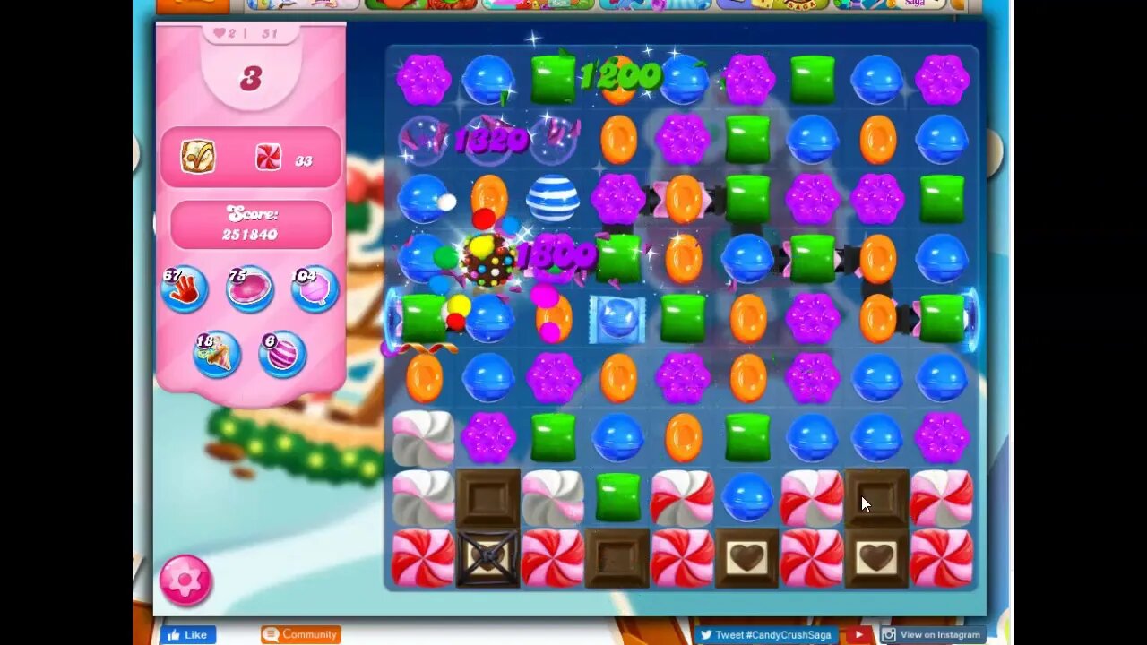 Winter Festival Level 51 Audio Talkthrough for Candy Crush