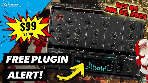 FREE PLUGIN ALERT - ARTURIA Filter MS-20 🎅🎄