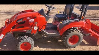 How to basics: Change a battery in Kioti CS2410 tractor