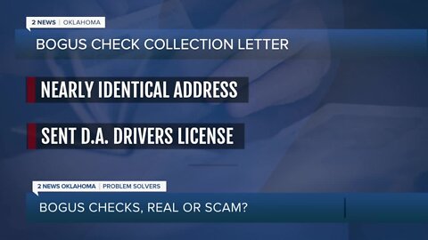Bogus Checks, Real or Scam?