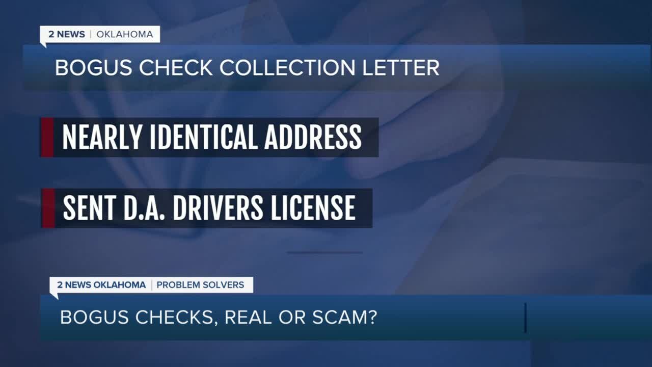 Bogus Checks, Real or Scam?
