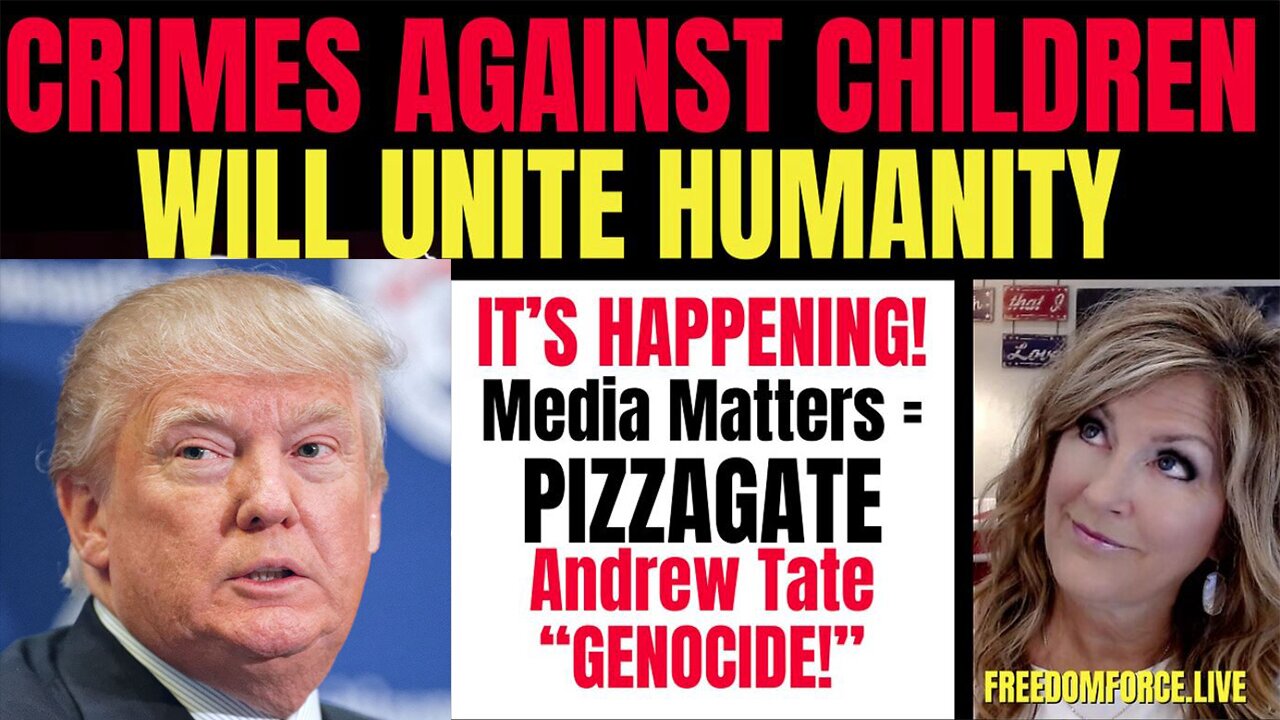 Melissa Redpill Update Today: "Crimes Against Children Will Unite Humanity Pizzagate"