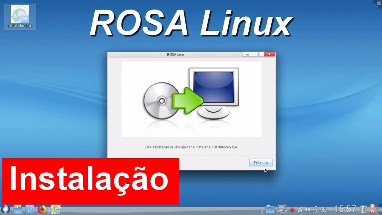 ROSA Linux em dual boot com o Windows. Acompanhe passo a passo a instalação no disco rígido