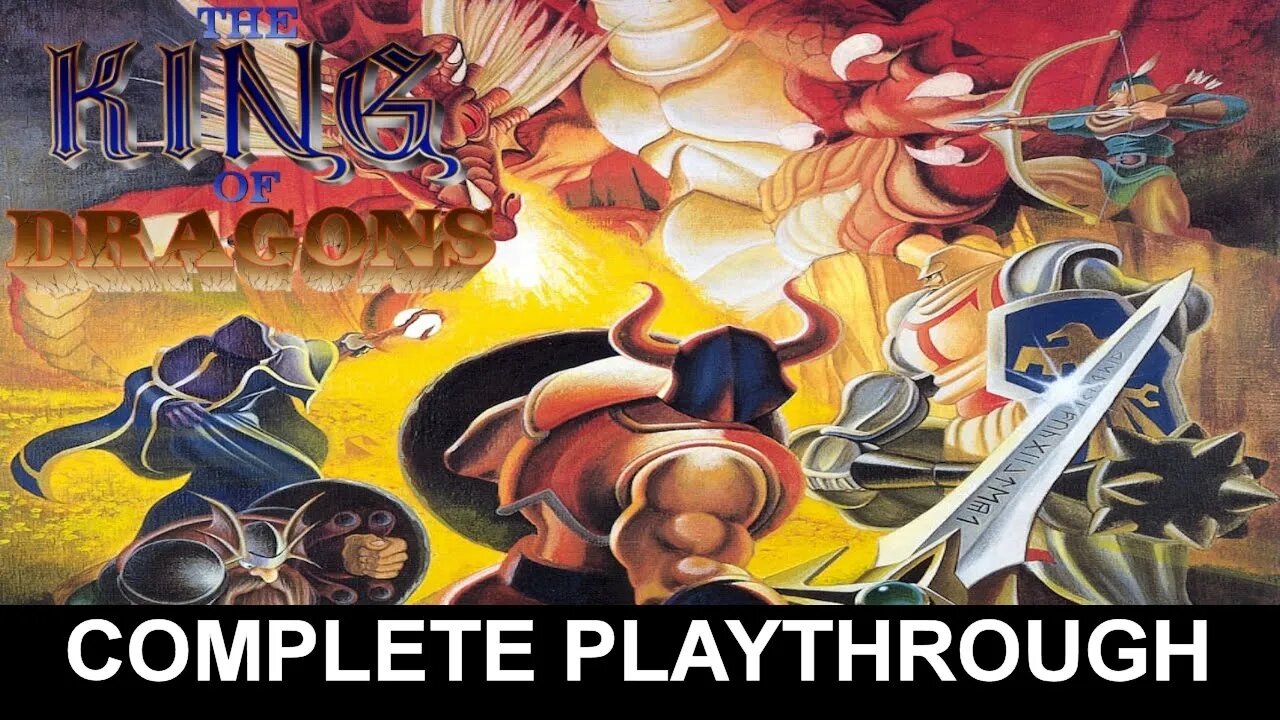 The King of Dragons (PS4) - Complete Playthrough (Capcom Beat 'Em Up Bundle)