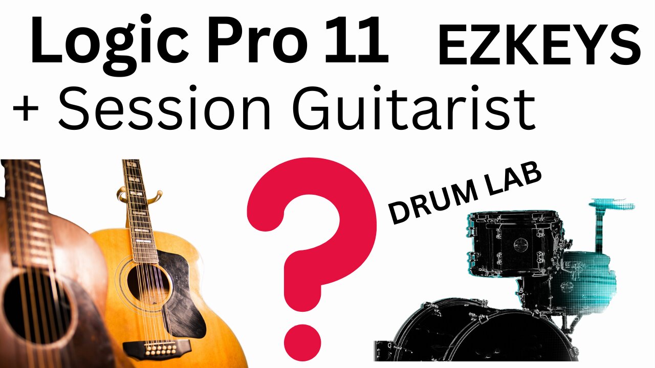 Logic Pro 11 + EZ KEYS SESSION GUITARIST STRUMMED ACOUSTIC NI Drum Lab MIDI Remap | Chord Track Tip