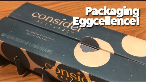 An EGGScellent packaging example for a simple egg carton