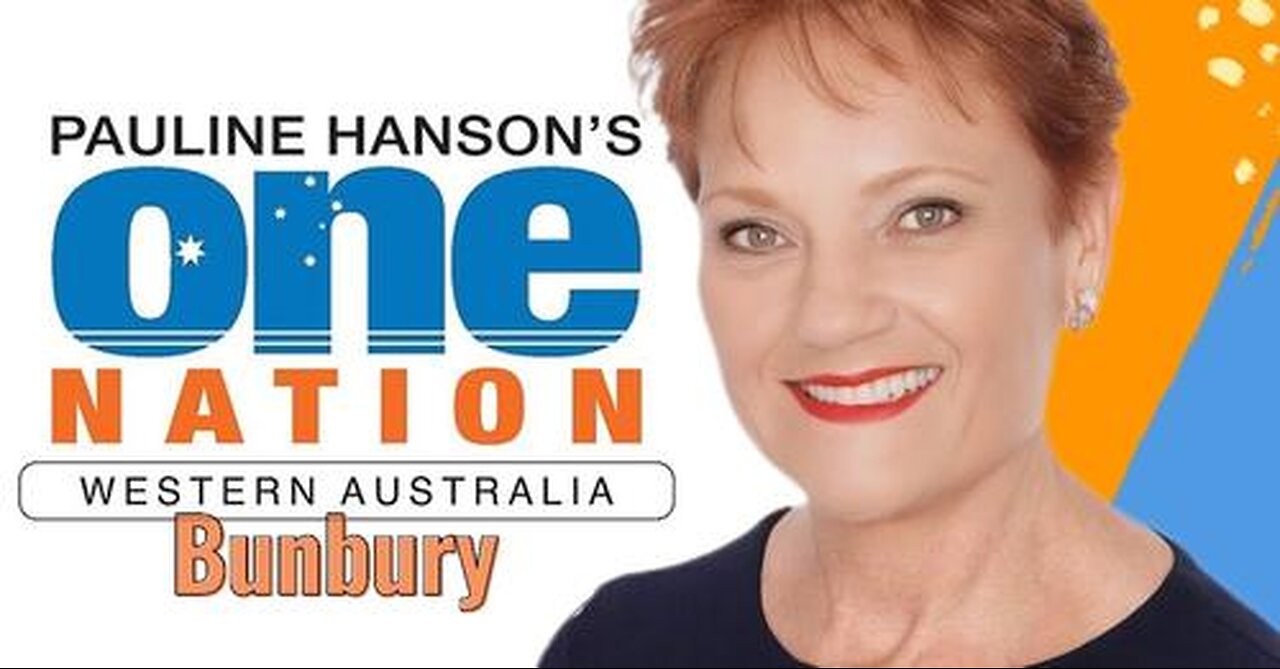 GIMME ANOTHER BEER: PAULINE HANSON speaks in Bunbury, Western Australia