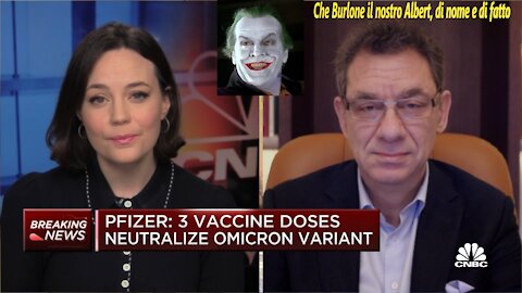 CEO Pfizer ammette che lavorano con uno pseudo-virus ricostruito nei loro laboratori. Che Bourla!🤣