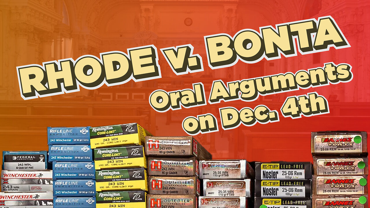 What's at STAKE on DEC 4th? 9th Circuit hears Rhode v. Bonta Arguments