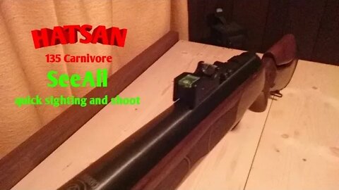 Hatsan 135 Carnivore SeeAll sights part 2