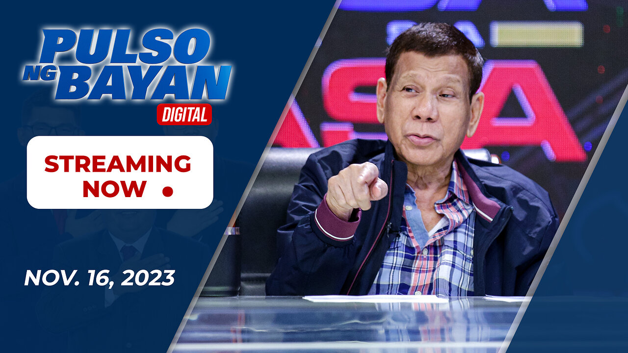 LIVE | Pulso ng bayan kasama sina Admar Vilando at Jade Calabroso | Nobyembre 16, 2023