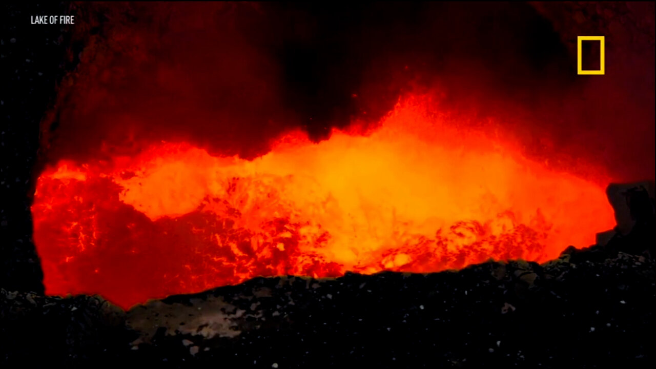 Lake of fire discovered at the top of an unexplored volcano in world's most remote location