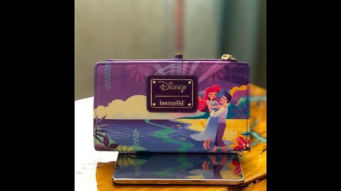 Loungefly Disney The Little Mermaid Ariel Castle Collection Wallet