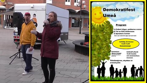 Demokratifest Umeå 2022 okt 22