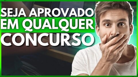 "ASSIM É MUITO FÁCIL PASSAR "DICAS PRA PASSAR EM QUALQUER CONCURSO PÚBLICO