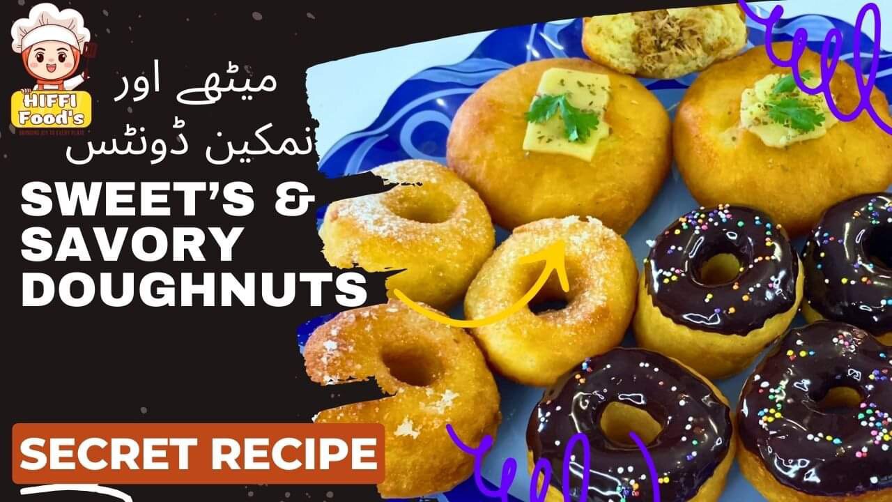 Seeet and savory donuts