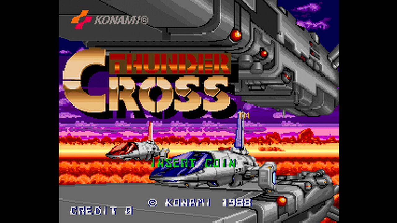 THUNDER CROSS [Konami, 1989]