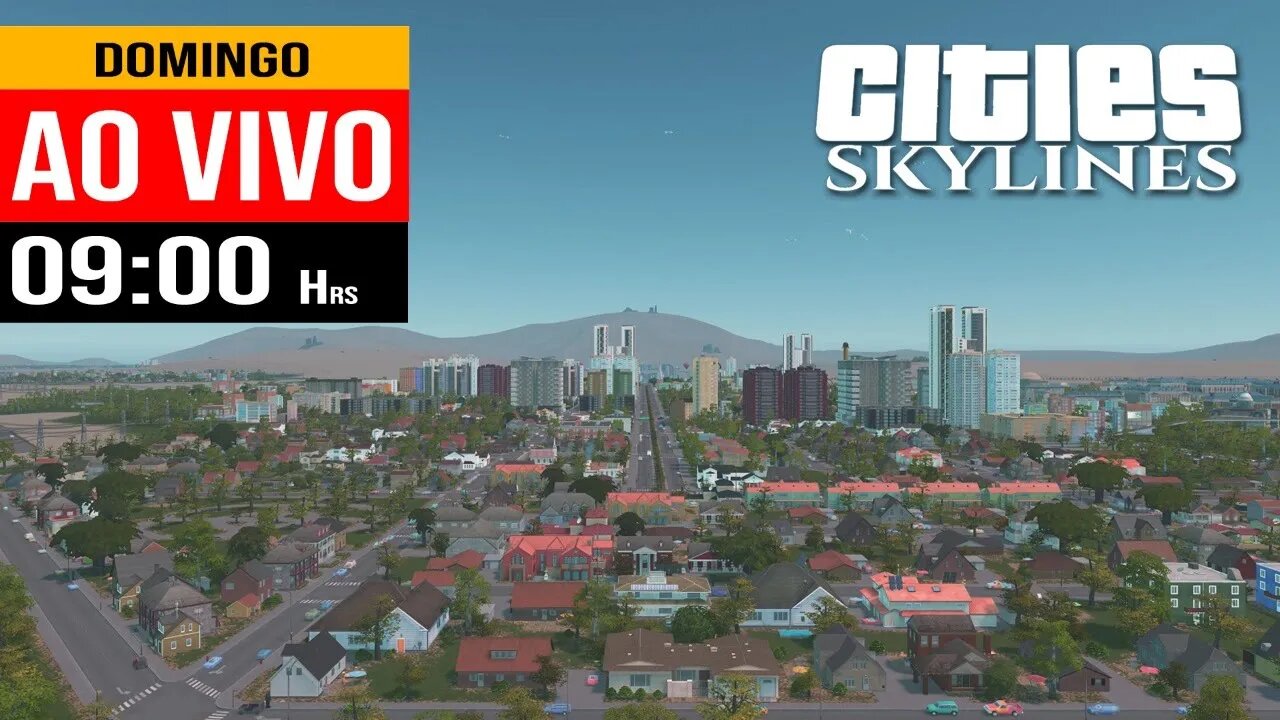 AO VIVO - Cities: Skylines - Saarense 22 - Metrô