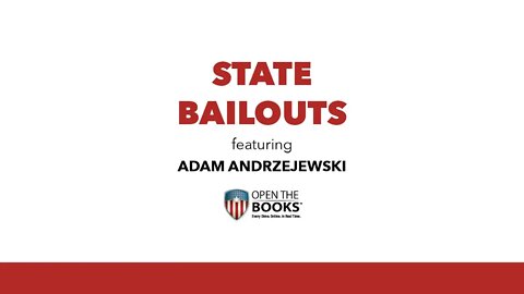 OpenTheBooks Discusses Our IL, CA, NY State Bailout Oversight Investigations