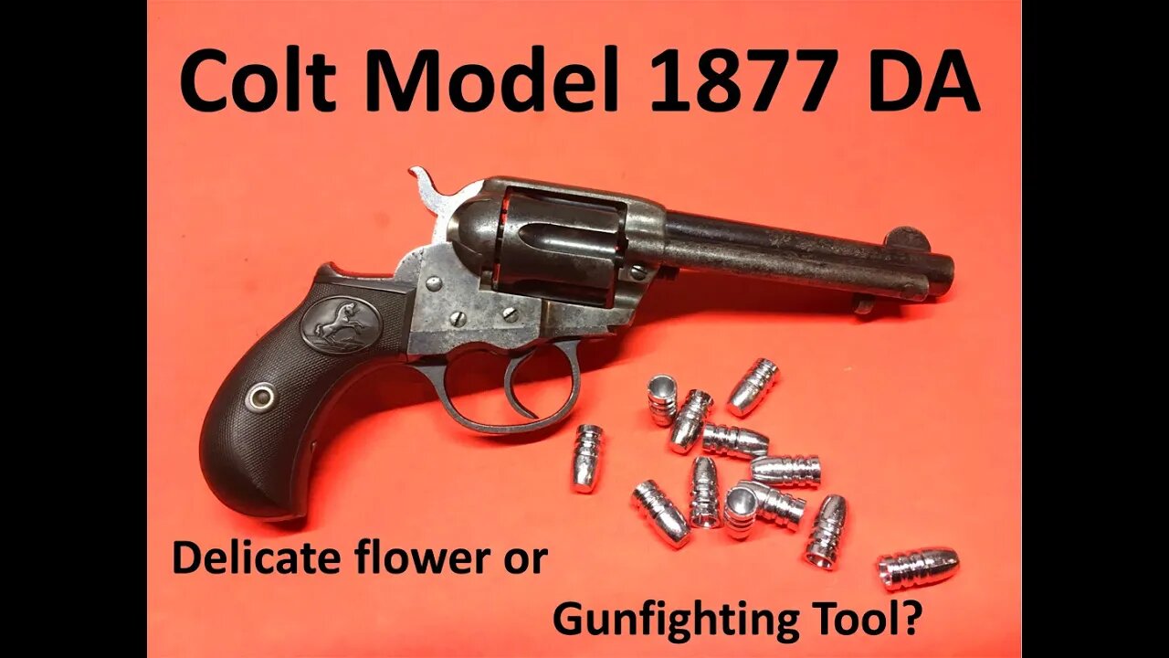 Colt Model 1877 DA Delicate flower or gunfighting tool