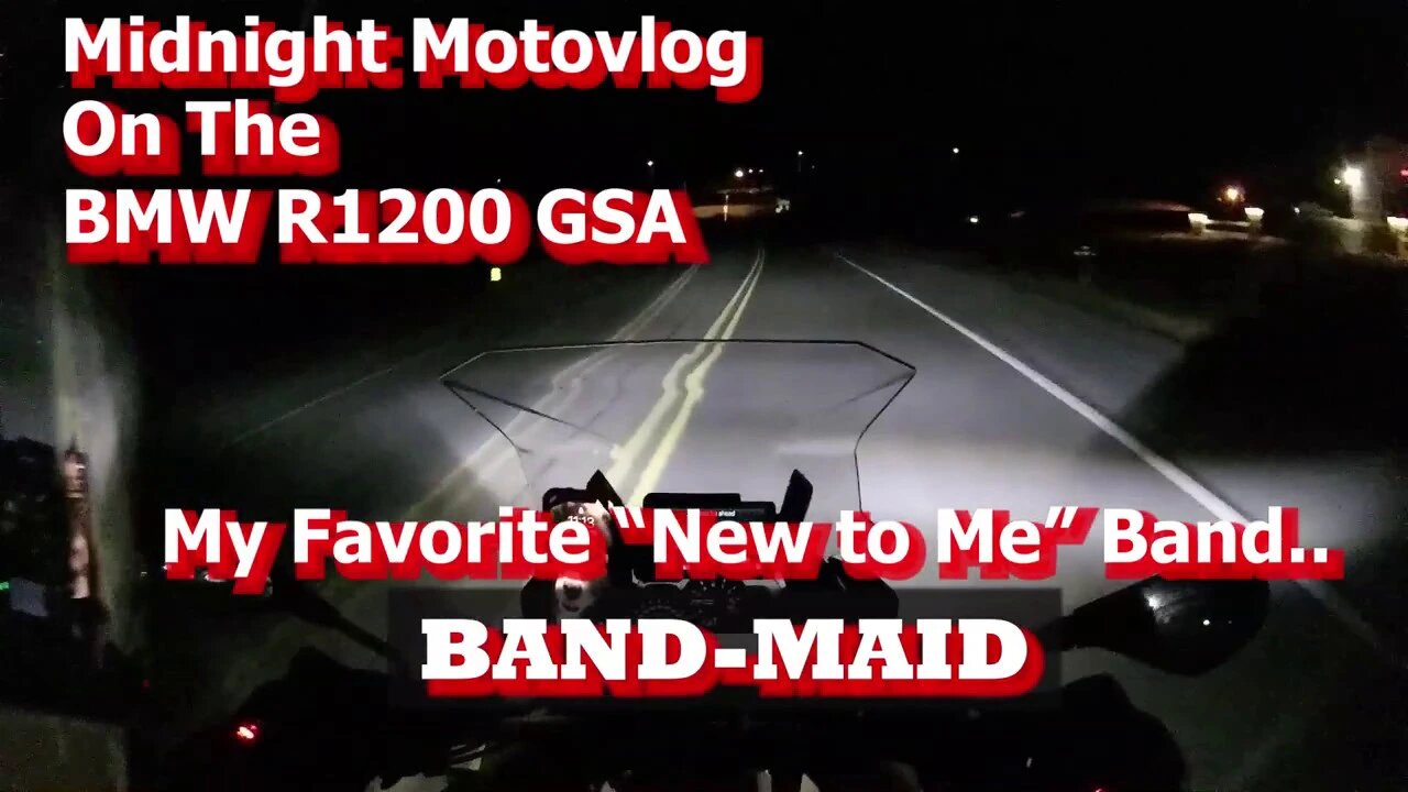 My Favorite New to ME band - Band Maid - Midnight Motovlog