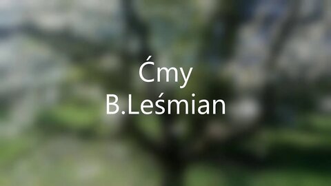Ćmy - B.Leśmian