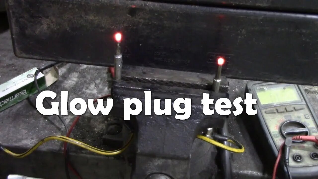 Glow plug test, and what is in a glow plug timer?