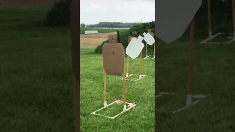 3 Targets with 1 Shot #shorts #reloading #reloadingbench #hecklerandkoch #uspsa #idpa