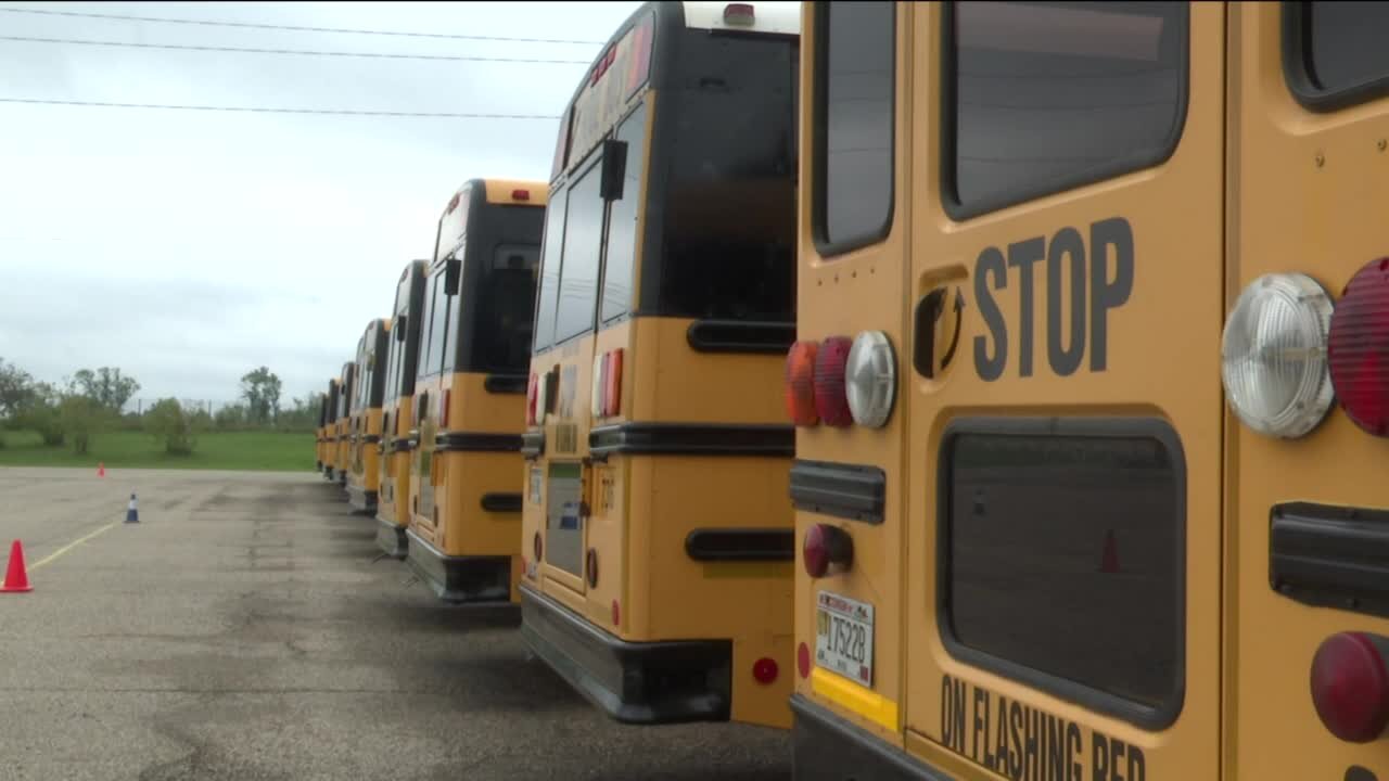 Bus companies make final preparations before first day of school