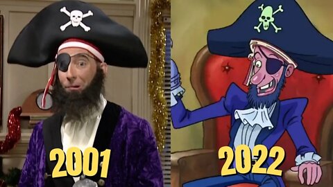 Growing Up Evolution of Patchy The Pirate in Spongebob Movies & Cartoons, Animations [2001-2022]